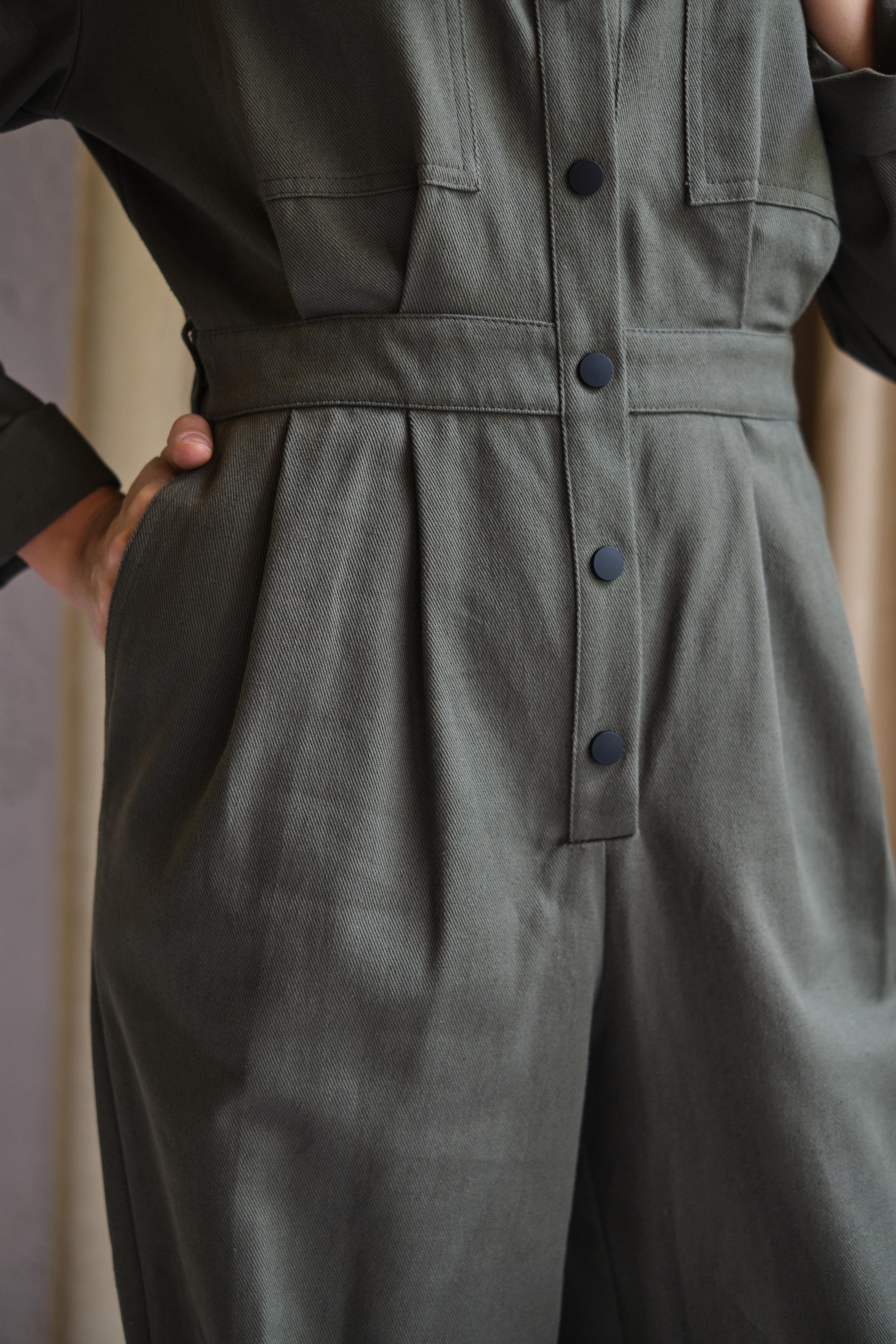 Комбинезон А130 Оливковый