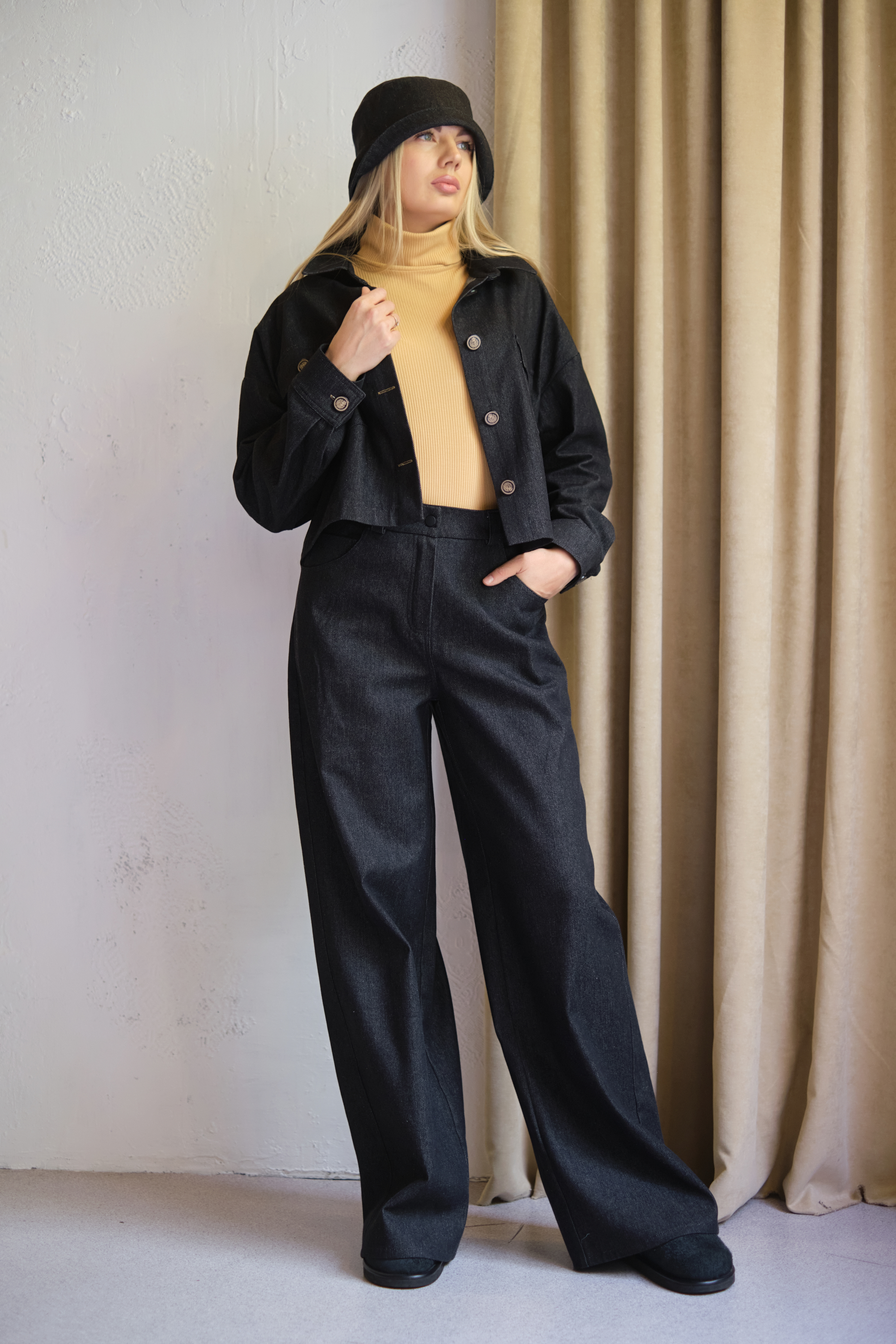 Куртка джинсовая А137 Черный