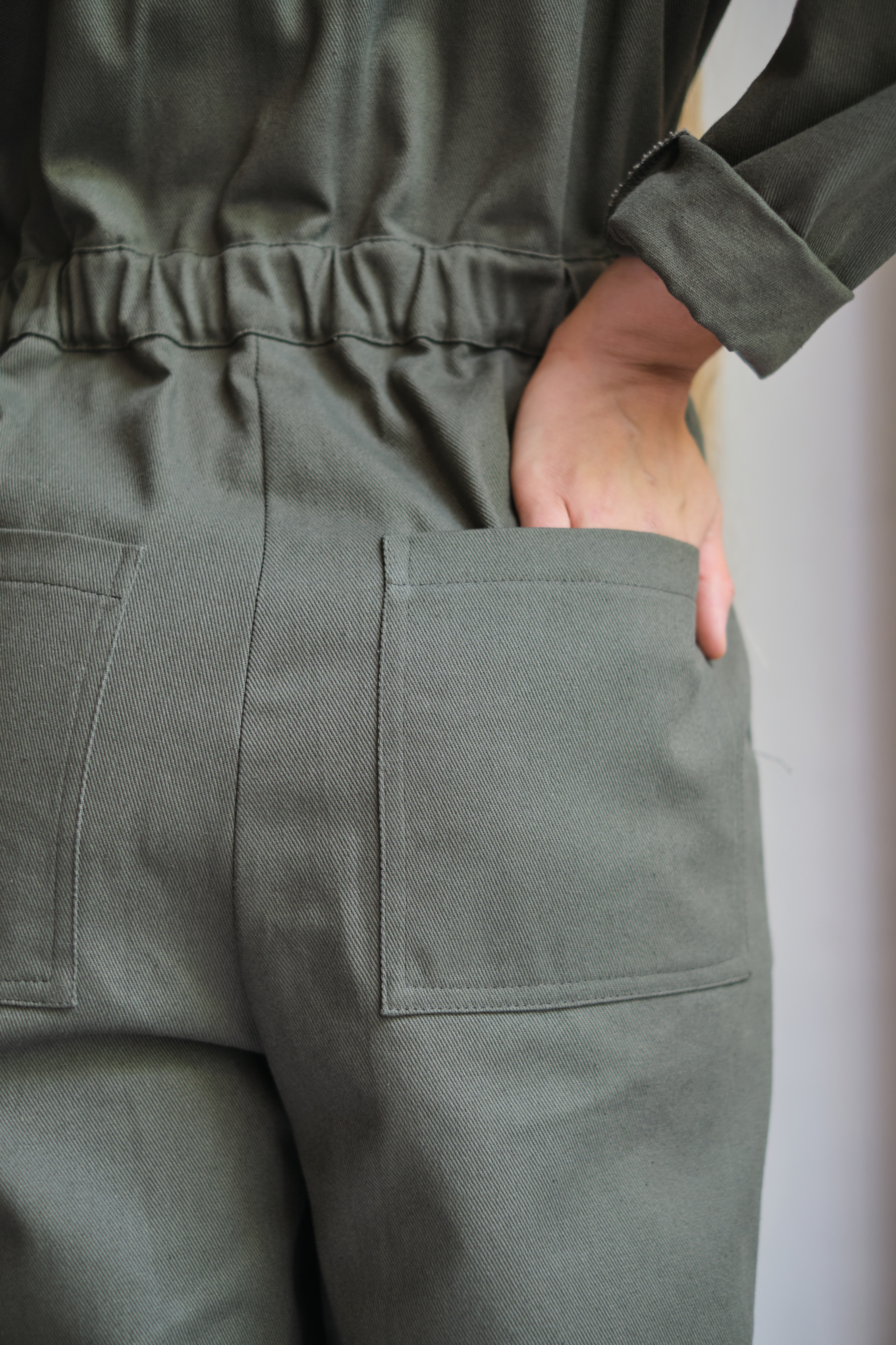 Комбинезон А130 Оливковый