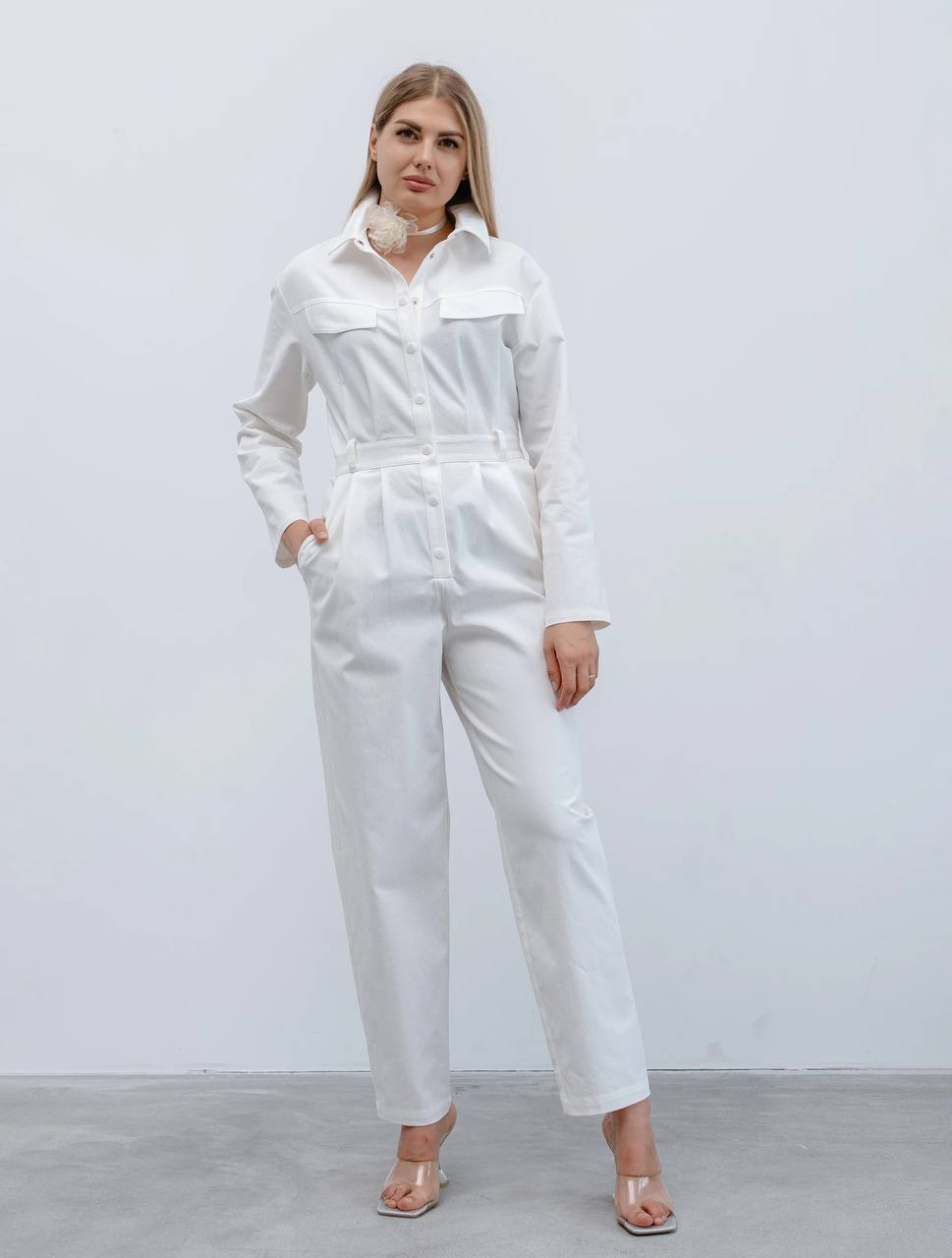 Комбинезон А130 Белый