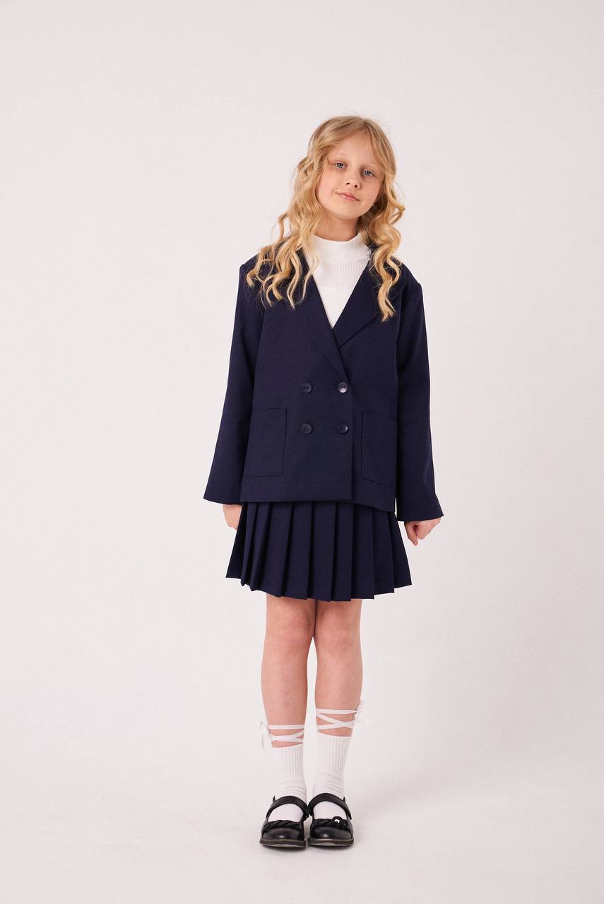 Пиджак двубортный А411