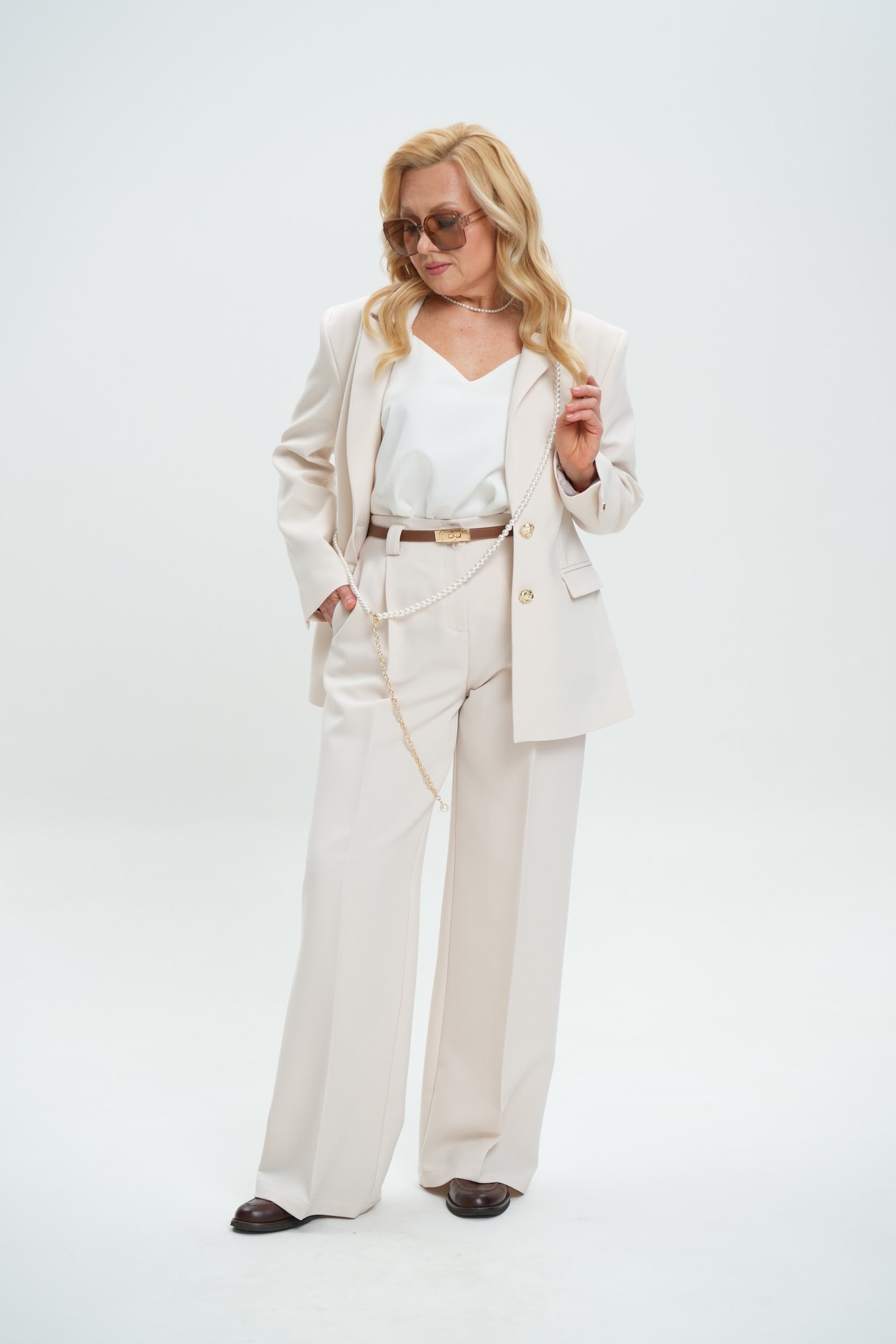 Пиджак А140 Молочный