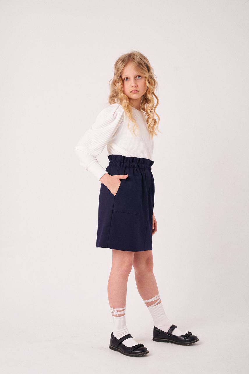 Юбка с карманами А427