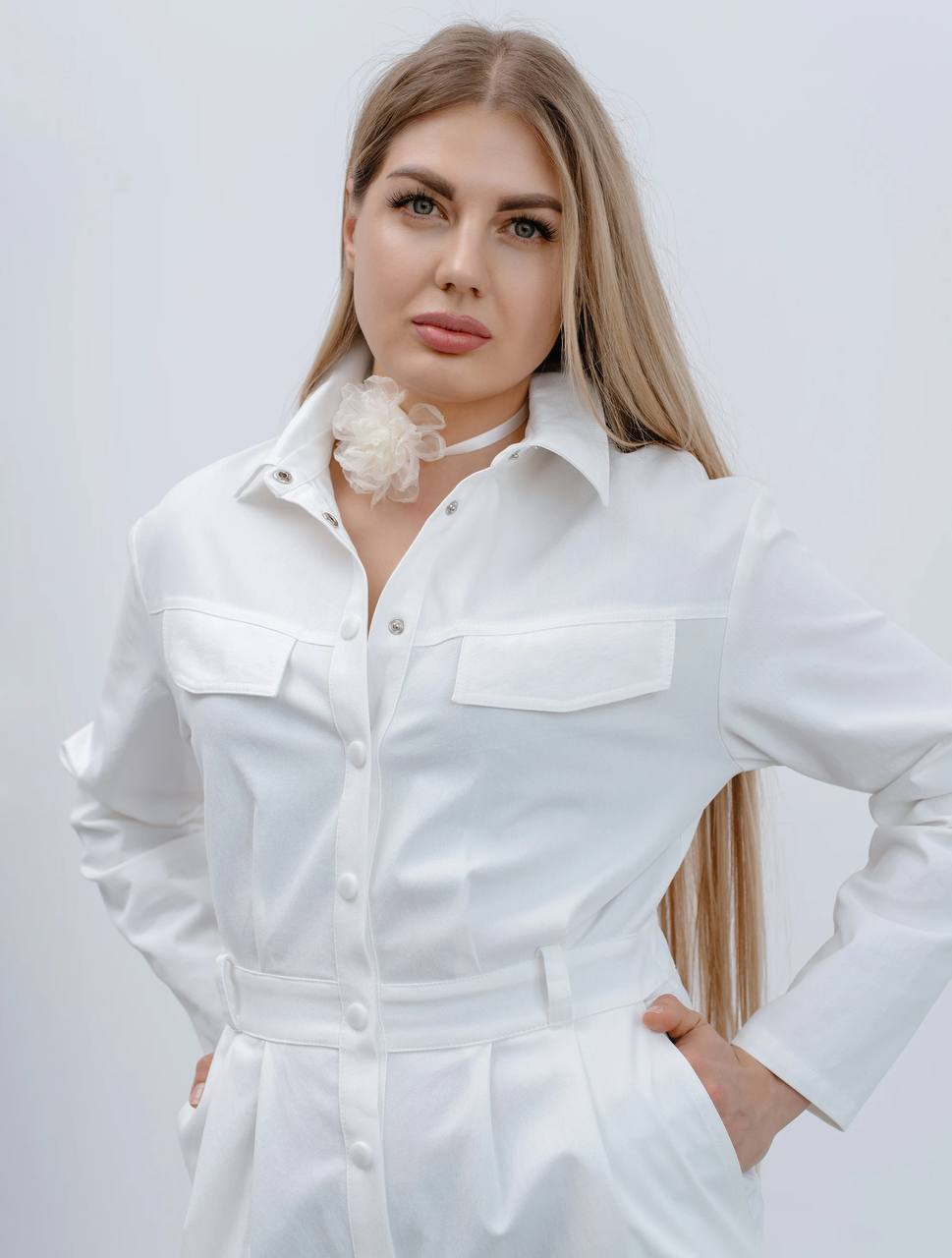 Комбинезон А130 Белый