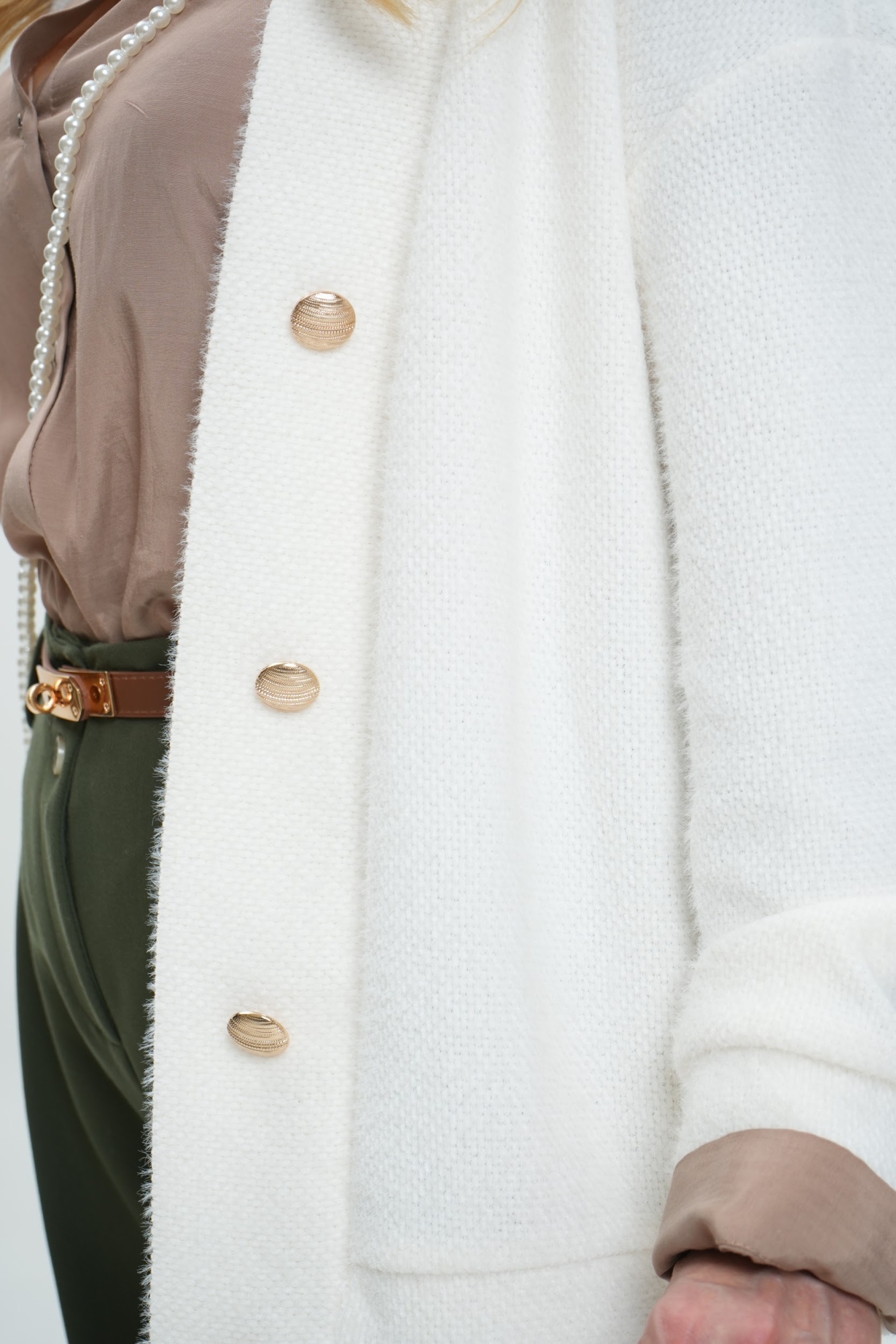 Кардиган А139 Белый