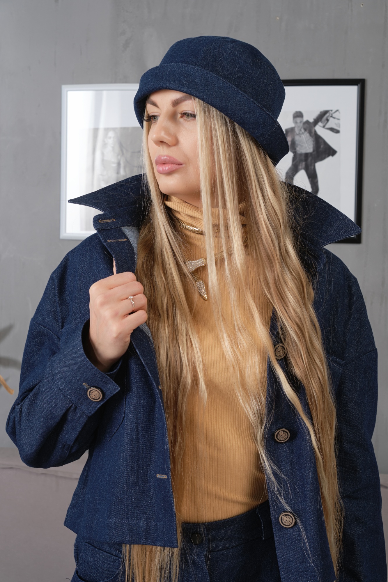 Куртка джинсовая А137 Синий