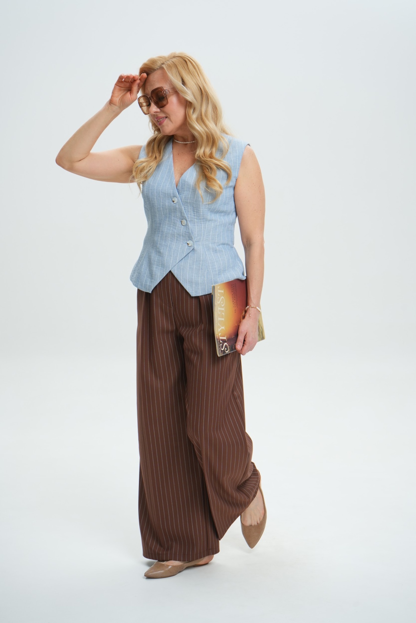 Жилет А148 Голубой